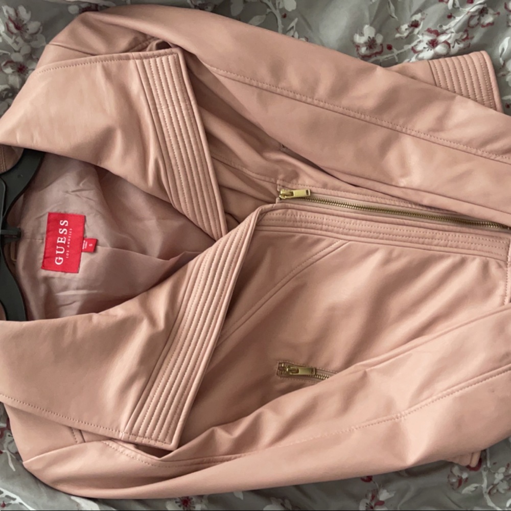 Pink Leather Jacket